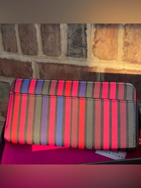 Trina Turk Multi-Color Zip Around Wallet NWT